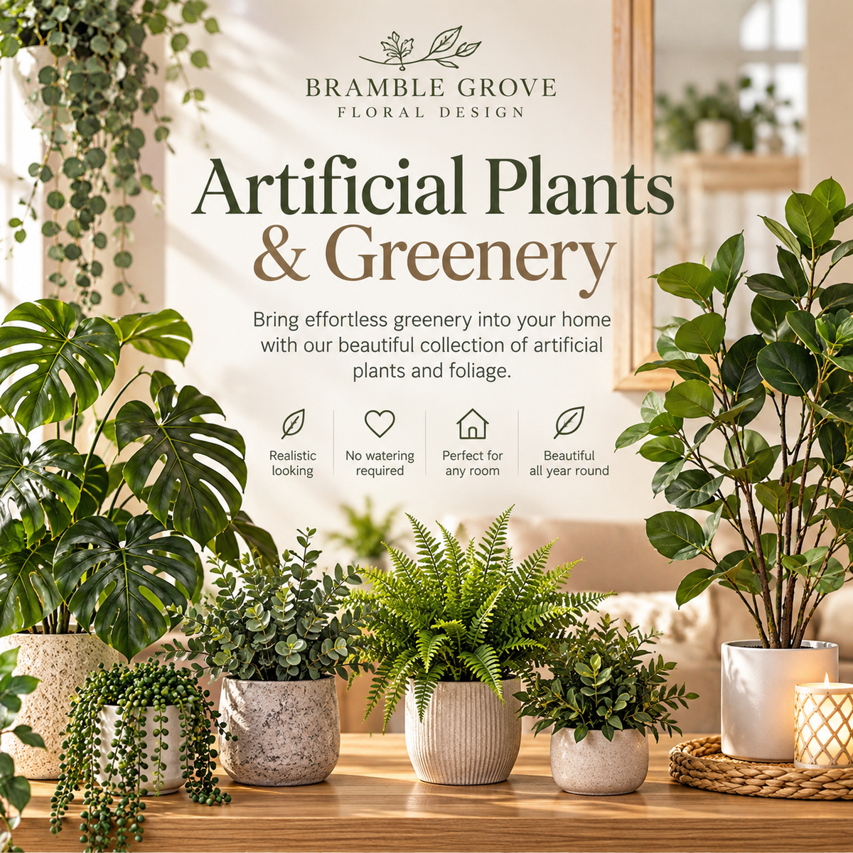 Artificial Plants & Greenery