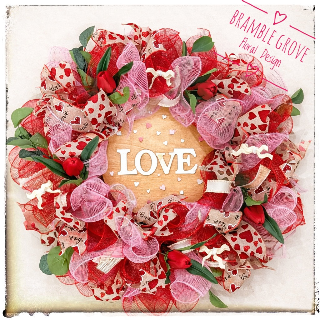 Valentine's Love Wreath